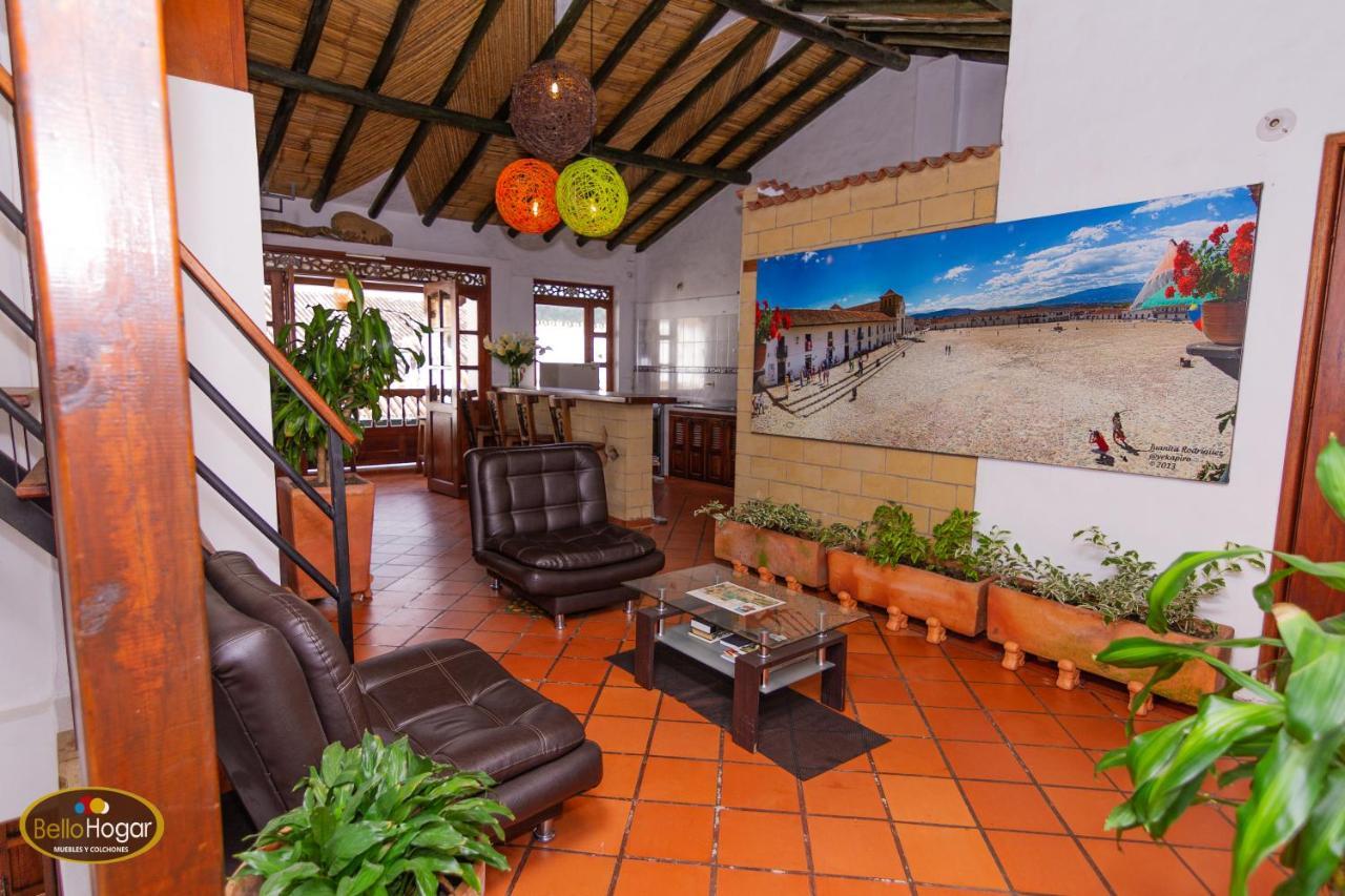 Bello Hogar Hospedaria Vdl Villa de Leyva Exteriör bild
