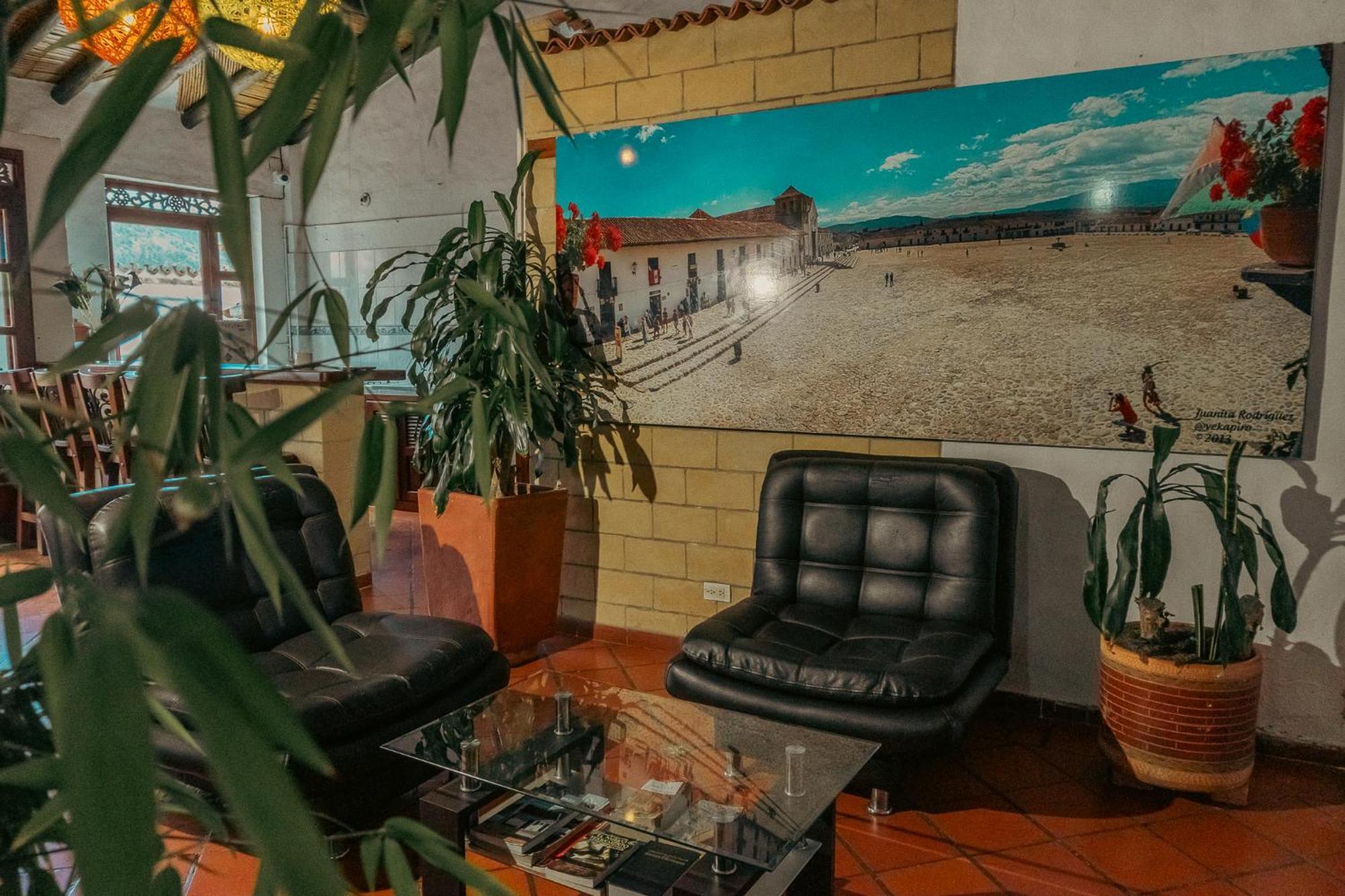 Bello Hogar Hospedaria Vdl Villa de Leyva Exteriör bild